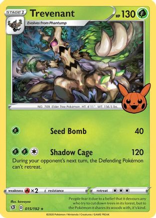 Trevenant (015) [Trick or Trade BOOster Bundle] Holofoil - Promo