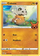 Cubone (069) [Trick or Trade BOOster Bundle] - Promo