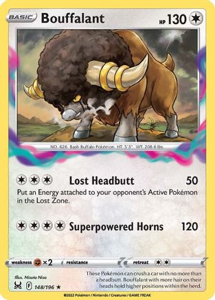 Bouffalant (148/196) [SWSH11 Lost Origin] Reverse Holofoil - Rare