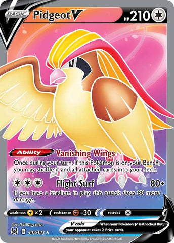 Pidgeot V (Full Art) [SWSH11 - 188/196]