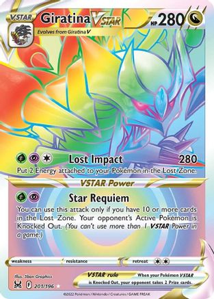 Giratina VSTAR (Secret) (201/196) [SWSH11 Lost Origin] Holofoil - Secret Rare