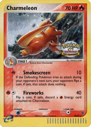 Charmeleon (State Championship) (99/97) [League & Championship Cards] Holofoil - Promo