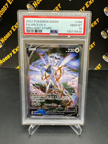 Arceus V Alternate Art #166 - Brilliant Stars - PSA 10