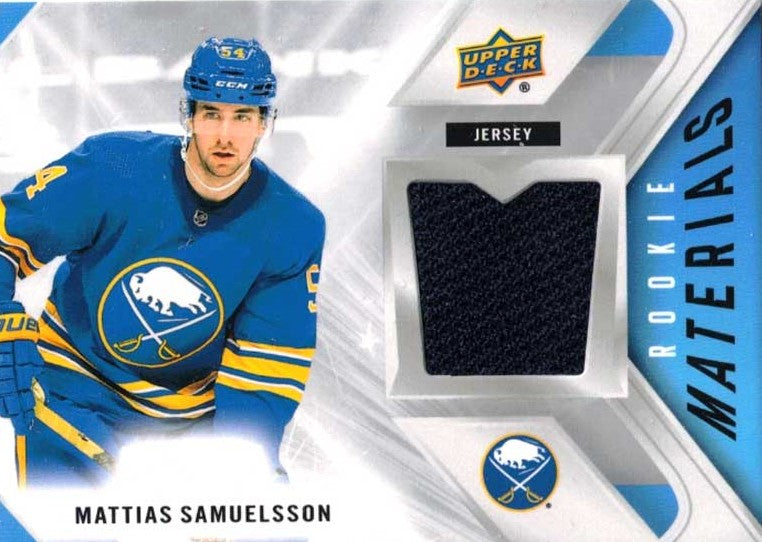 Mattias Samuelsson Rookie Materials Blue Patch - Buffalo Sabres