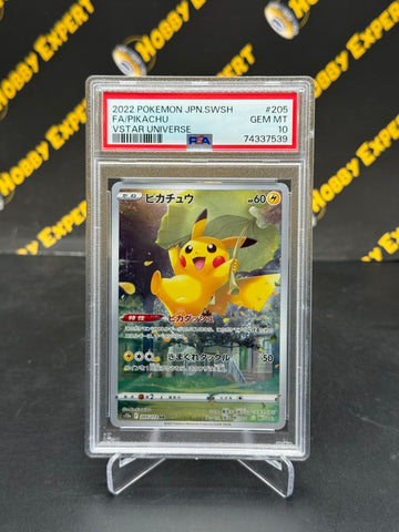 Pikachu #205 - Full Art VSTAR Universe - PSA 10