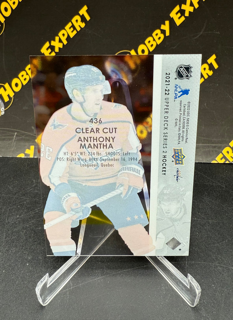 Anthony Mantha Base Clear Cut - Washington Capitals