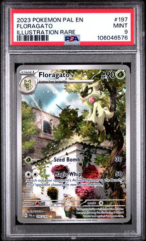 Floragato #197 - Paldea Evolved Illustration Rare - PSA 9