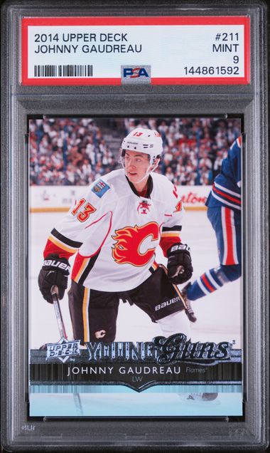 Johnny Gaudreau Young Guns PSA 9 - Calgary Flames