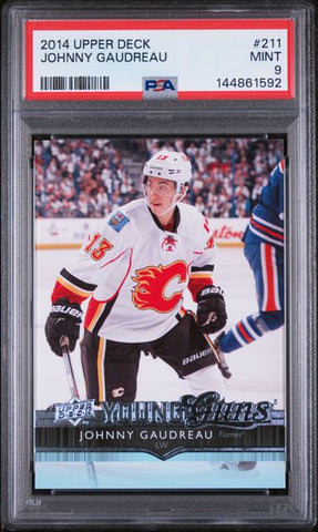 Johnny Gaudreau Young Guns PSA 9 - Calgary Flames