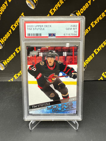 Tim Stutzle Young Guns PSA 10 - Ottawa Senators