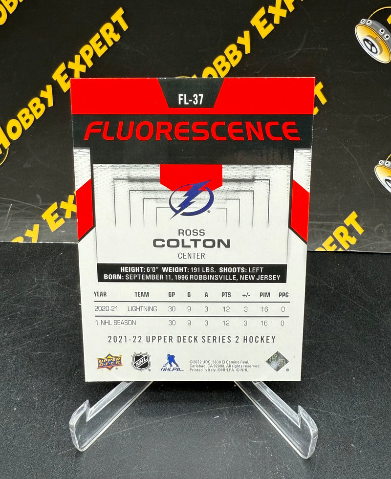 Ross Colton Red Fluorescence - Tampa Bay Lightning