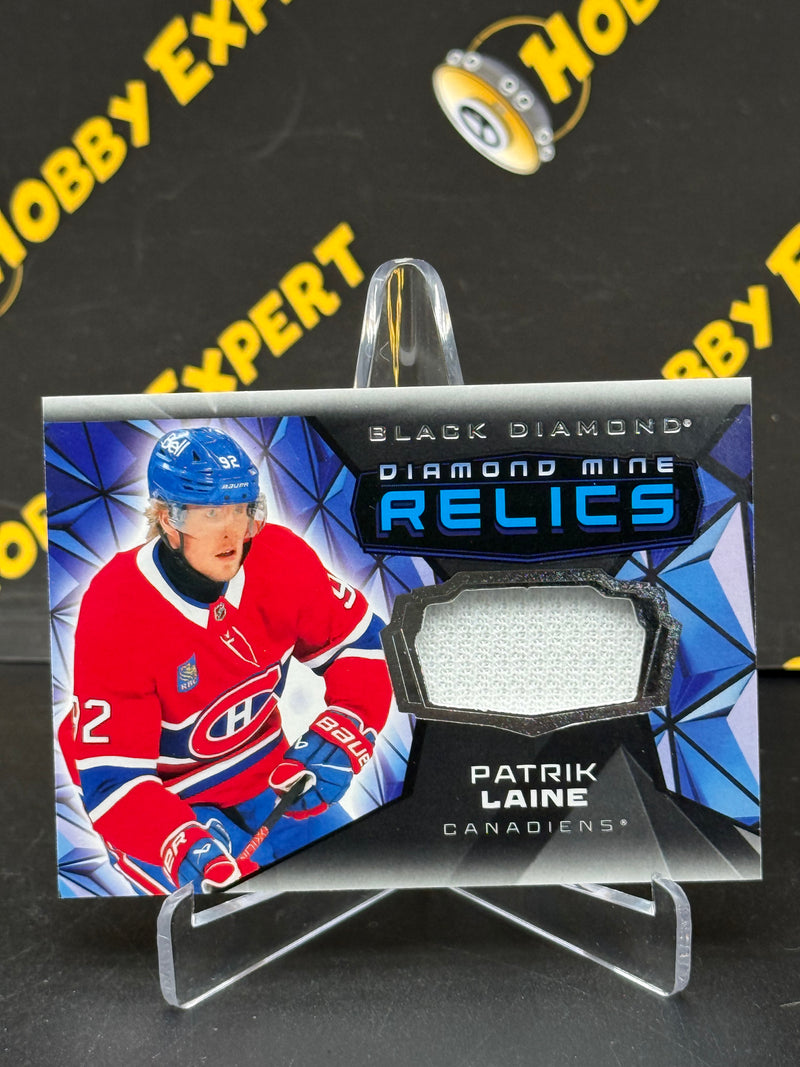 Patrik Laine Diamond Mine Relics Patch - Montreal Canadiens 2025-26 Black Diamond