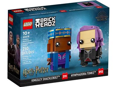 Kingsley Shacklebolt & Nymphadora - Lego Brick Headz (40618) - NEW