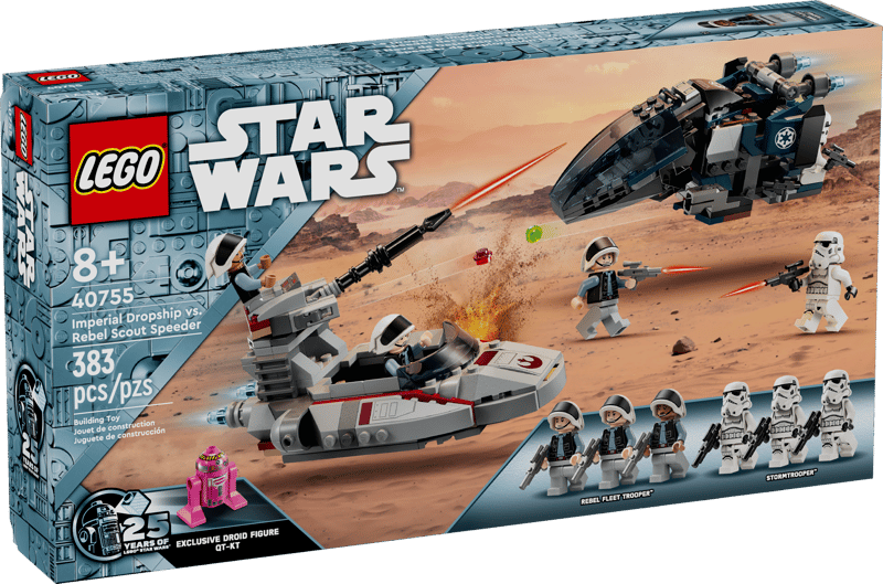 Imperial Dropship Vs Rebel Scout Speeder - Lego Star Wars (40755) - NEW