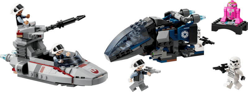 Imperial Dropship Vs Rebel Scout Speeder - Lego Star Wars (40755) - NEW