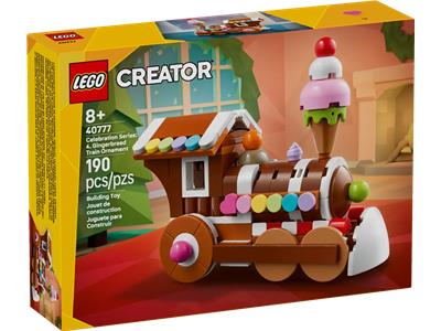 Celebration Series:4. Gingerbread Train Ornament - Lego GWP (40777) - NEW