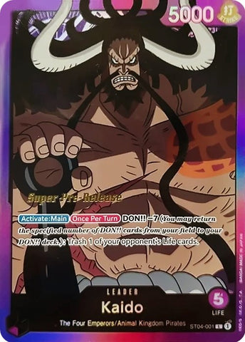 Kaido (001) [ST-04 PRE - ST04-001]