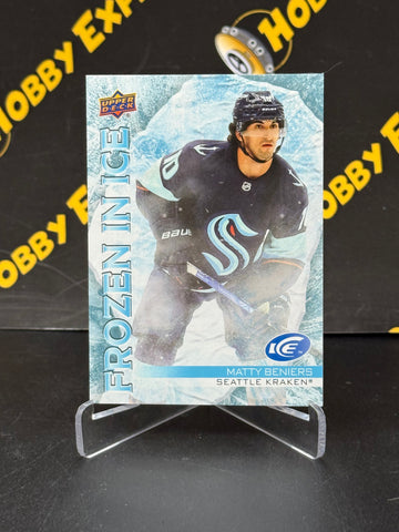 Matty Beniers Frozen in Ice - Seattle Kraken 2022-23 Ice
