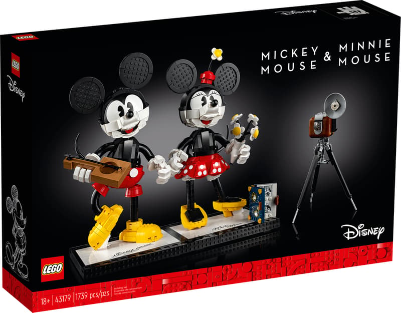 Mickey Mouse & Minnie Mouse Buildable Characters - Lego Disney (43179) - NEW