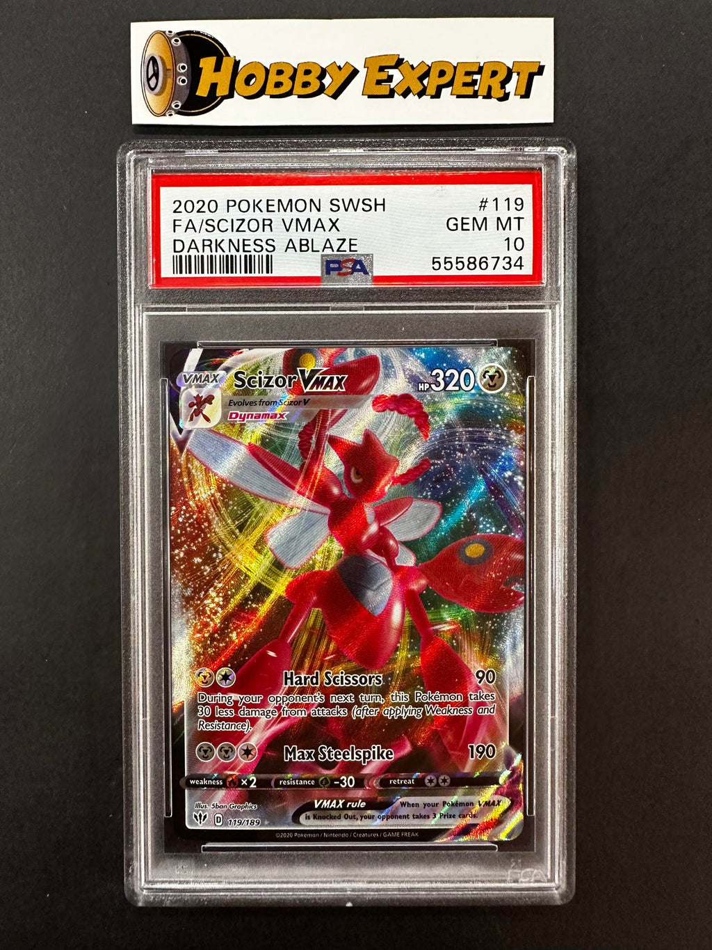 FA / Scizor VMax #119 - Darkness Ablaze