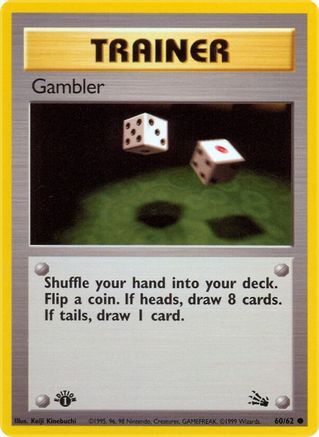 Gambler (060/62) [Fossil] 1st Edition - Common