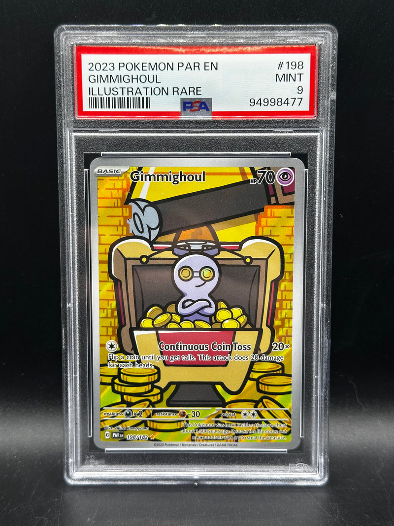 Gimmighoul - Illustration Rare - Paradox Rift (PSA 9)