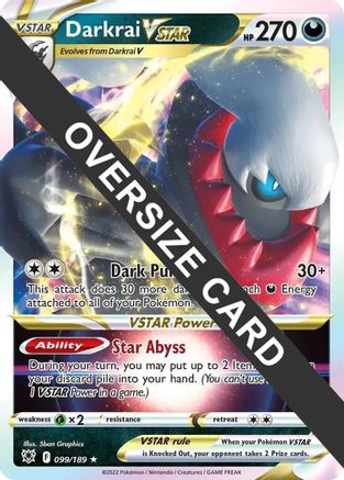 Darkrai VSTAR (99/189) [Jumbo Cards] Holofoil - Promo