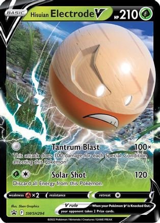 Hisuian Electrode V (SWSH294/307) [SWSH Sword & Shield Promo Cards] Holofoil - Promo