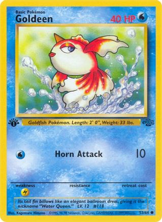 Goldeen (053/64) [Jungle] 1st Edition - Common
