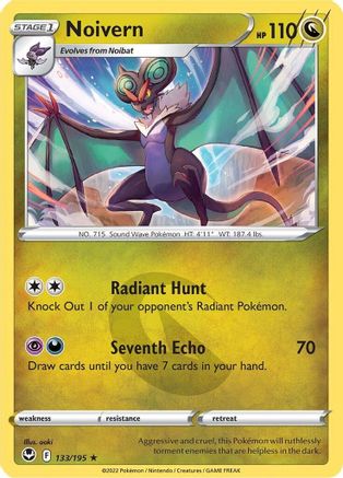 Noivern (133/195) [SWSH12 Silver Tempest] Reverse Holofoil - Rare