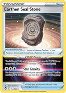 Earthen Seal Stone (154/195) [SWSH12 Silver Tempest] Reverse Holofoil - Holo Rare