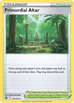 Primordial Altar (161/195) [SWSH12 Silver Tempest] Reverse Holofoil - Uncommon