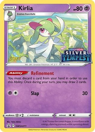Kirlia - SWSH271 (Prerelease) [STAFF] (SWSH271) [SWSH Sword & Shield Promo Cards] Holofoil - Promo