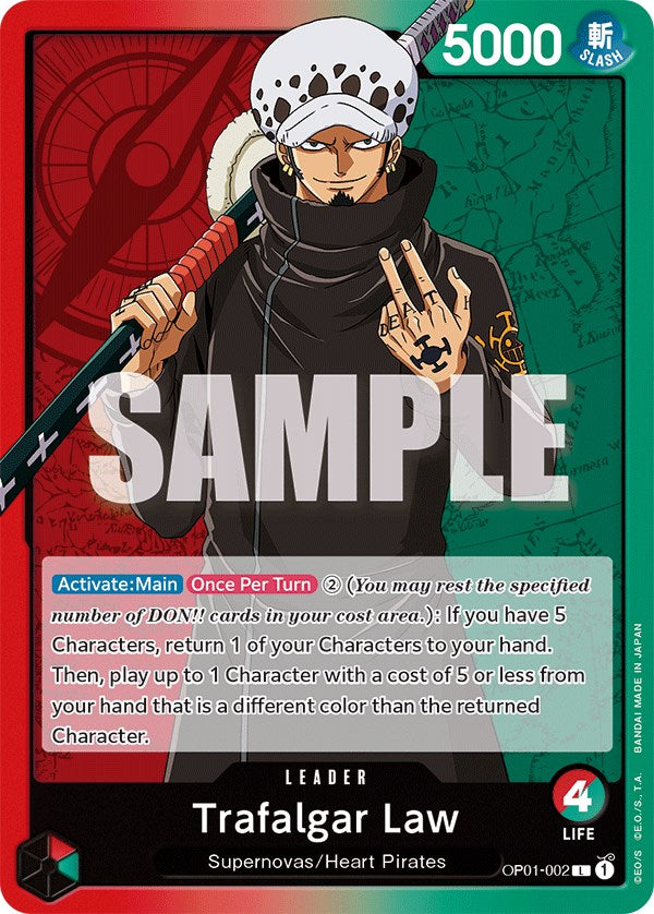 Trafalgar Law (002) [OP01 - 002]