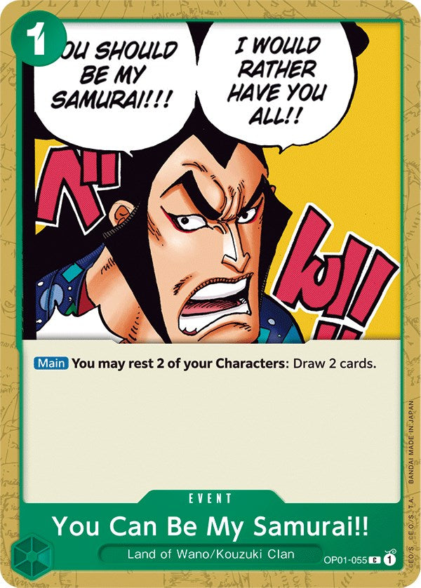 You Can Be My Samurai!! [OP01 - 055]