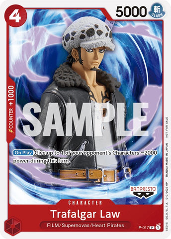 Trafalgar Law (One Piece Film Red) [OP-PR - P-017]