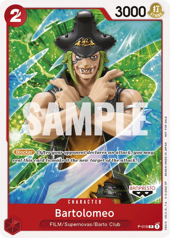 Bartolomeo (One Piece Film Red) [OP-PR - P-018]