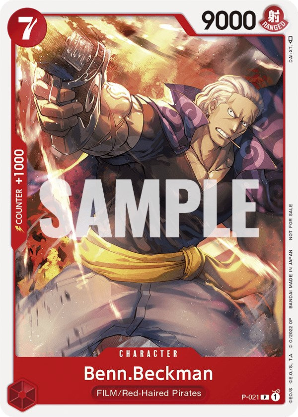 Benn.Beckman (One Piece Film Red) [OP-PR - P-021]