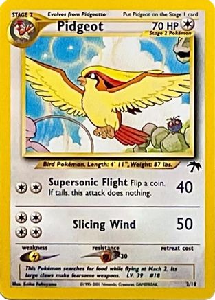 Pidgeot (002/18) [Southern Islands] - Promo