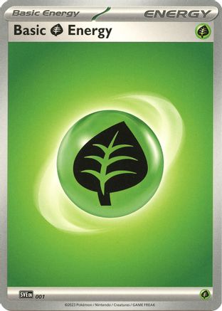 Basic Grass Energy (001) [SVE Scarlet & Violet Energies] - Common