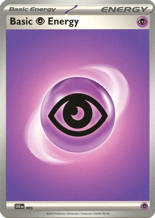 Basic Psychic Energy (005) [SVE Scarlet & Violet Energies] - Common