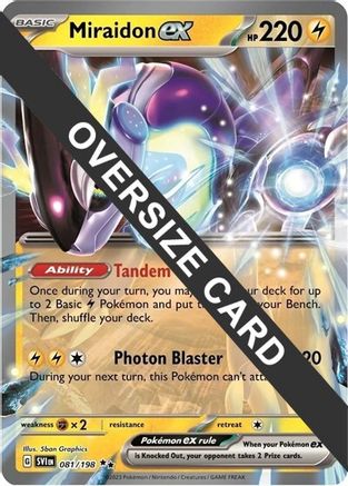 Miraidon ex (81) [Jumbo Cards] Holofoil - Ultra Rare