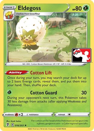 Eldegoss (16) [Prize Pack Series Cards] - Rare