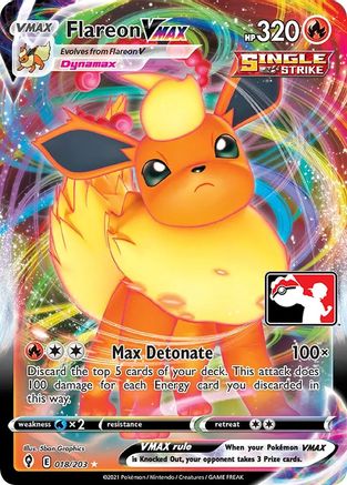 Flareon VMAX (18) [Prize Pack Series Cards] Holofoil - Ultra Rare