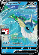 Vaporeon V (SWSH150) [Prize Pack Series Cards] Holofoil - Promo