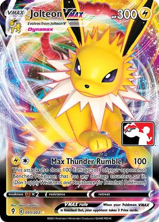 Jolteon VMAX (51) [Prize Pack Series Cards] Holofoil - Ultra Rare