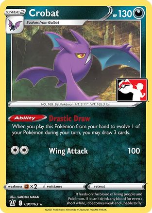 Crobat (91) [Prize Pack Series Cards] - Rare