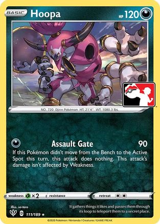 Hoopa (111) [Prize Pack Series Cards] - Rare