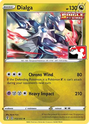 Dialga (112) [Prize Pack Series Cards] - Rare