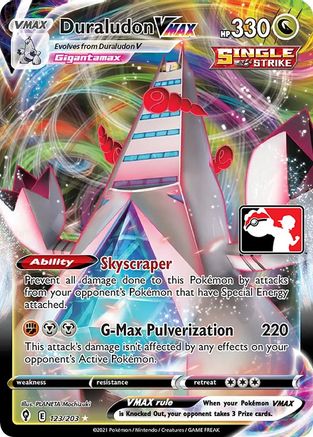 Duraludon VMAX (123) [Prize Pack Series Cards] Holofoil - Ultra Rare